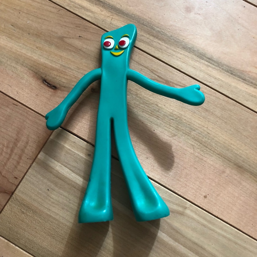 Flexible Teal Kids Toy Figure - Bendable Play Character